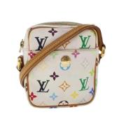 Pre-owned Canvas louis-vuitton-bags Louis Vuitton Vintage , White , Da...