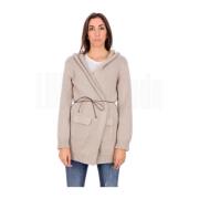 Luxe Wolmix Cardigan Fabiana Filippi , Beige , Dames