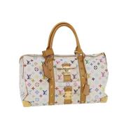 Pre-owned Canvas louis-vuitton-bags Louis Vuitton Vintage , White , Da...