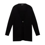 Stijlvolle Cardigan voor Vrouwen Elena Mirò , Black , Dames