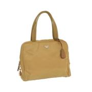 Pre-owned Nylon handbags Prada Vintage , Brown , Unisex