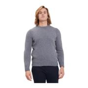 Klassieke Crew Neck Sweater Gran Sasso , Blue , Heren