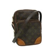 Pre-owned Canvas louis-vuitton-bags Louis Vuitton Vintage , Brown , Da...