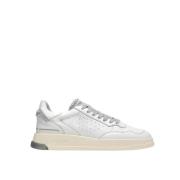 Lage Leren/Spons Sneakers Ghoud , White , Dames