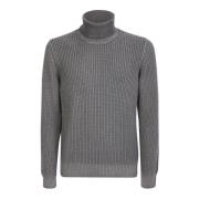 Geribbelde Coltrui met hoge nek door lardini Lardini , Gray , Heren