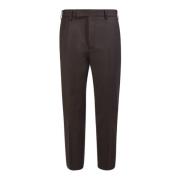 Rechte broek in maagdelijke wol door Pt Torino PT Torino , Brown , Her...