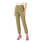 Leather Trousers Manila Grace , Green , Dames
