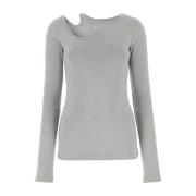 Long Sleeve Tops LOW Classic , Gray , Dames
