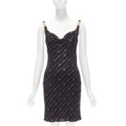 Pre-owned Fabric dresses Versace Pre-owned , Black , Dames