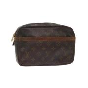 Pre-owned Canvas louis-vuitton-bags Louis Vuitton Vintage , Brown , Da...