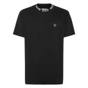 Stijlvolle T-Shirt voor Heren Philipp Plein , Black , Heren