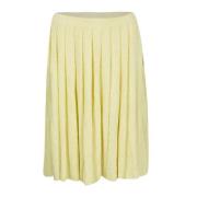 Pre-owned Cotton bottoms Prada Vintage , Yellow , Dames