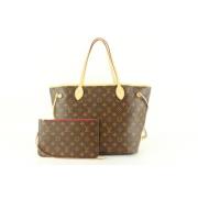 Neverfull MM Monogram Tas - Tweedehands Louis Vuitton Vintage , Brown ...