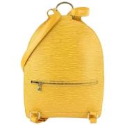 Tweedehands rugzak Louis Vuitton Vintage , Yellow , Dames