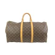 Gebruikte Weekendtas, Vintage Stijl Louis Vuitton Vintage , Brown , Da...