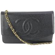 Tweedehands Schoudertas Chanel Vintage , Black , Dames