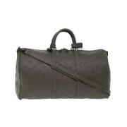 Pre-owned Canvas louis-vuitton-bags Louis Vuitton Vintage , Green , Da...