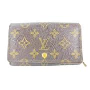 Tweedehands portemonnees Louis Vuitton Vintage , Brown , Dames