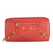 Tweedehands portemonnees Balenciaga Vintage , Red , Dames