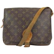 Tweedehands Schoudertas Louis Vuitton Vintage , Brown , Dames