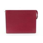 Tweedehands koppeling Louis Vuitton Vintage , Red , Dames