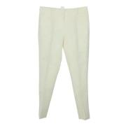 Pre-owned Cotton bottoms Dolce & Gabbana Pre-owned , White , Dames