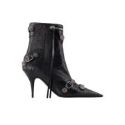 Pre-owned Leather boots Balenciaga Vintage , Black , Dames