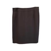 Pre-owned Silk bottoms Armani Pre-owned , Brown , Dames