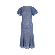 Pre-owned Cotton dresses Michael Kors Pre-owned , Blue , Dames