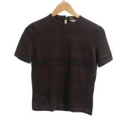 Pre-owned Wool tops Salvatore Ferragamo Pre-owned , Brown , Dames