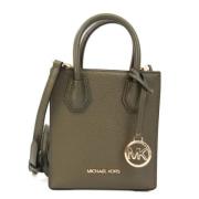 Pre-owned Leather shoppers Michael Kors Pre-owned , Green , Dames