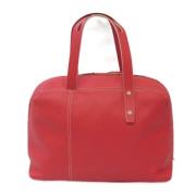 Pre-owned Leather shoulder-bags Loewe Pre-owned , Red , Dames