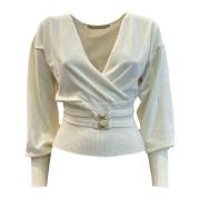 Knitwear Simona Corsellini , White , Dames