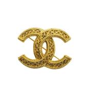 Tweedehands Metalen Chanel Sieraden Chanel Vintage , Yellow , Dames