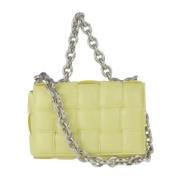 Pre-owned Leather shoulder-bags Bottega Veneta Vintage , Yellow , Dame...