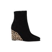 Pre-owned Suede boots Giuseppe Zanotti Pre-owned , Black , Dames