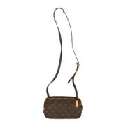 Tweedehands schoudertas Louis Vuitton Vintage , Brown , Dames