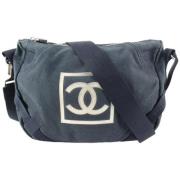 Tweedehands Schoudertas Chanel Vintage , Blue , Heren