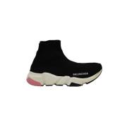 Pre-owned Polyester sneakers Balenciaga Vintage , Black , Dames