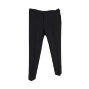 Pre-owned Wool bottoms Saint Laurent Vintage , Black , Dames