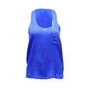 Pre-owned Silk tops Alexander Wang Pre-owned , Blue , Dames