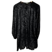 Pre-owned Velvet dresses Fendi Vintage , Black , Dames
