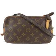 Tweedehands schoudertas Louis Vuitton Vintage , Brown , Dames