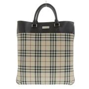 Pre-owned Nylon totes Burberry Vintage , Beige , Dames