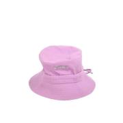 Pre-owned Cotton hats Jacquemus Pre-owned , Purple , Dames