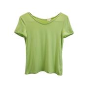 Pre-owned Fabric tops Armani Pre-owned , Green , Dames