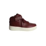 Pre-owned Leather sneakers Celine Vintage , Red , Dames