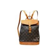 Tweedehands canvas tas - Goede staat Louis Vuitton Vintage , Brown , D...