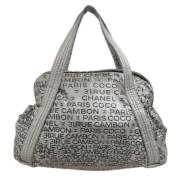 Pre-owned Fabric chanel-bags Chanel Vintage , Gray , Unisex
