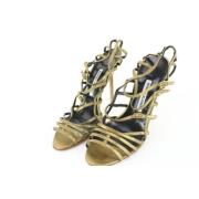 Pre-owned Sandalen Manolo Blahnik Pre-owned , Yellow , Dames